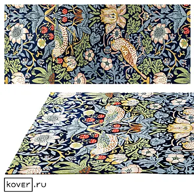 Ковёр «MORRIS & CO» Strawberry Thief Indigo Art de Vivre | Kover.ru