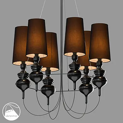 LampsShop.ru L1019 Chandelier Black Classic