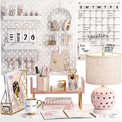 M Study Desk Decor and Pinboard For Teenager and Kids 02