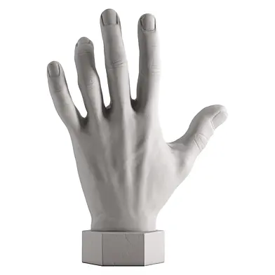 Figurine hand
