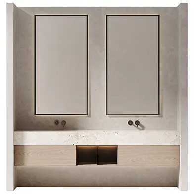 Bathroom furniture set 03