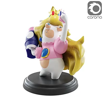 Фигурка Rabbids vs princess Peach