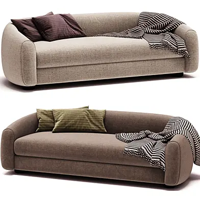 LASZLO IVORY BOUCLE LOVESEAT