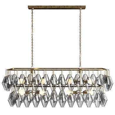Grand Waterfall Rectangle Chandelier