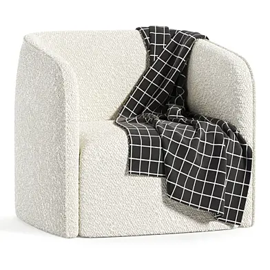 Andy Cream Boucle Club Chair