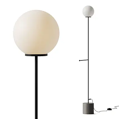 Pirovano Floor Lamp Towel Rack