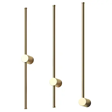 Create white - Linear metal sconce