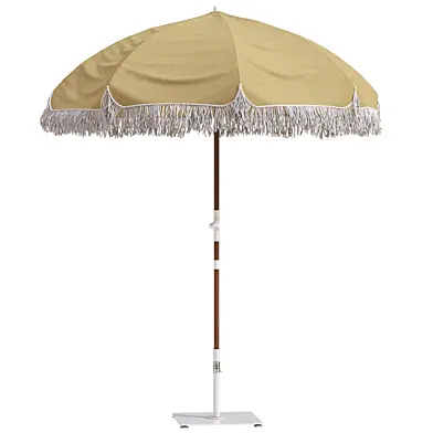 The Holiday Beach Umbrella Vintage Gold