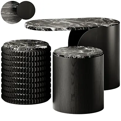 Mozea Stadio Coffee Table Set