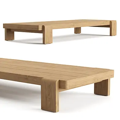 RH VIGO TEAK RECTANGULAR COFFEE TABLE