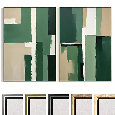 Plaster Two Photo Frame D-679