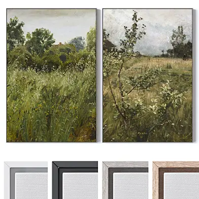 Set of large wall paintings 3201