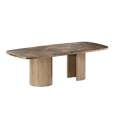 Modern Relik Nodo rectangular dining table