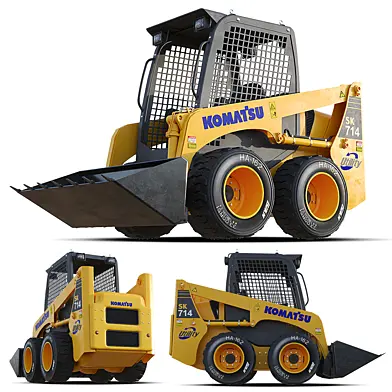 KOMATSU SK714-5 Погрузчик с бортовым поворотом