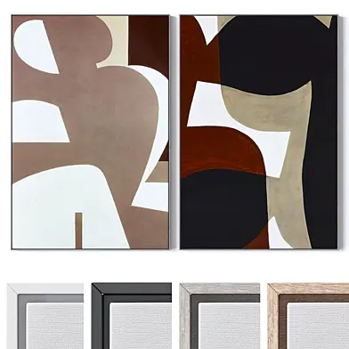 Set of large wall paintings 3234