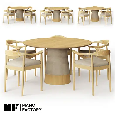 Столовая группа VOLAN FABRIC+HUG  от MANO FACTORY