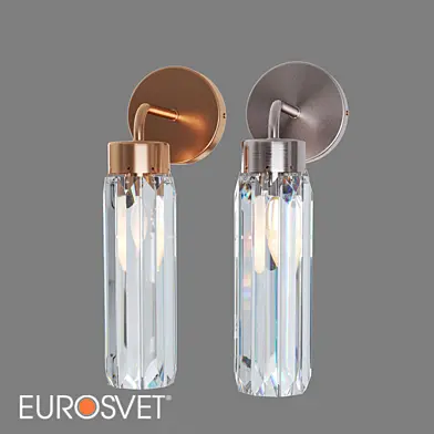 ОМ Настенный светильник с хрусталем Eurosvet 60163/1 Gilian
