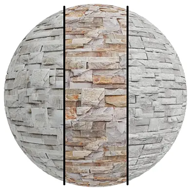FB950 stone Facade coverings,Debona | 3MAT | PBR | Seamless