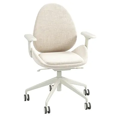 Office chair with armrests  Gunnared beige