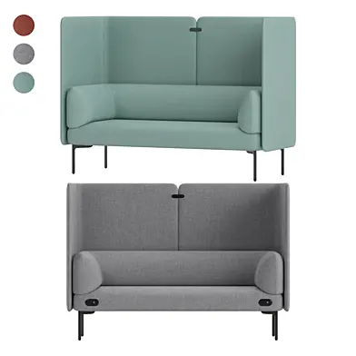 Haworth Cabana Two Seat Sofa S9C2-H