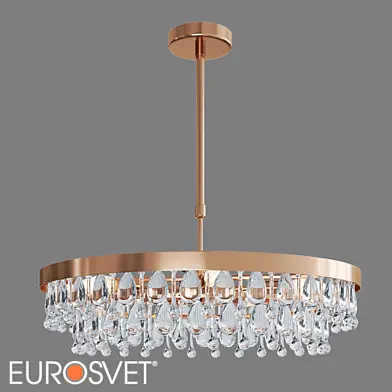 Подвесная люстра с хрусталем Eurosvet 60165/6 Sophie