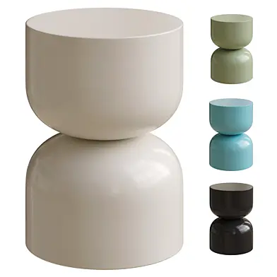 Table dappoint ronde en metal Matka