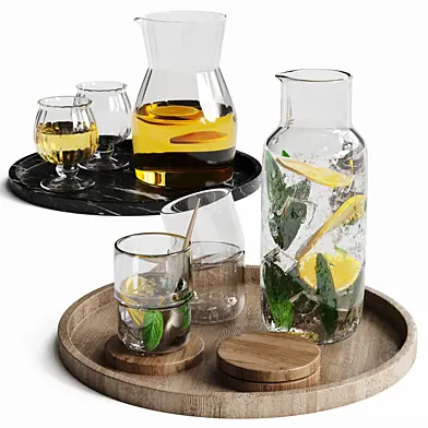 Glasses with Jugs set03