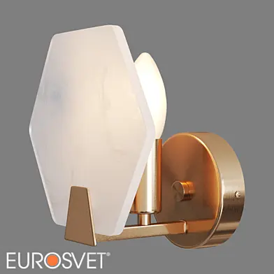 ОМ Настенный светильник с мраморным рассеивателем Eurosvet 60158/1 Marble