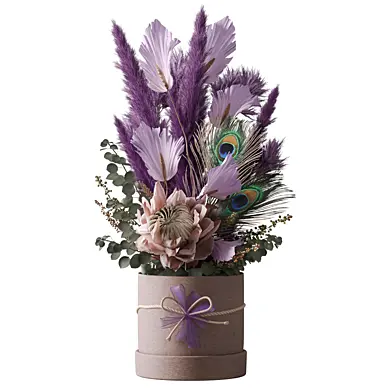 bouquet of flowers in box 02