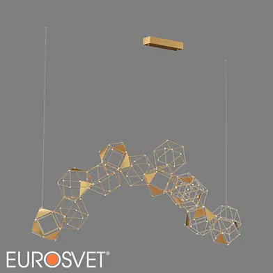 ОМ Подвесная светодиодная люстра Eurosvet 90368/14 Uma