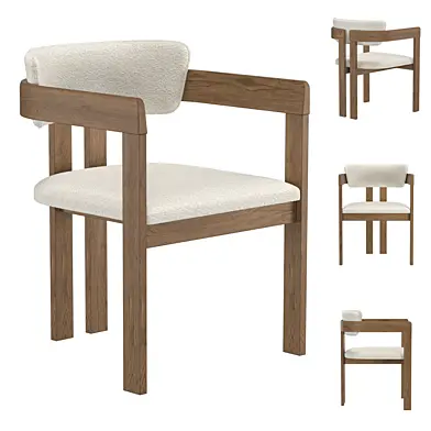 Rodin Dining Arm Chair in Natural