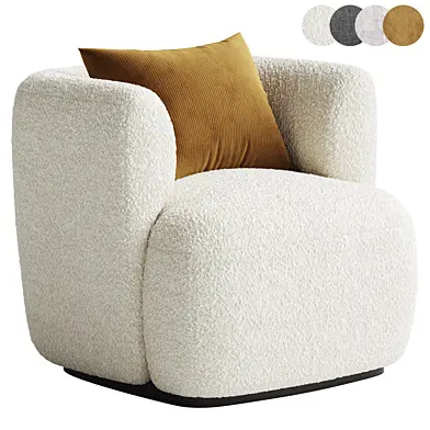 Poltrona bouclé Nidou