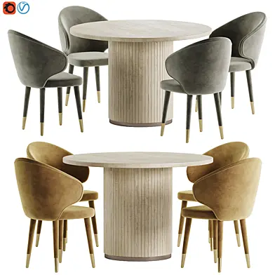 Lunar Chair and Chelsea Table