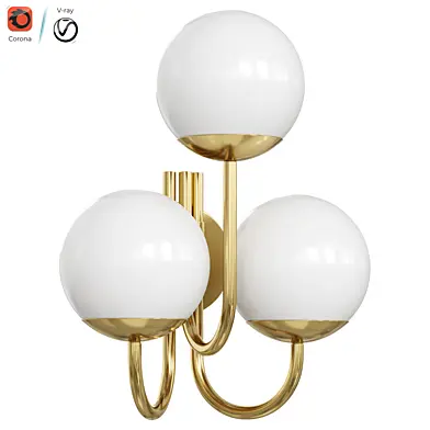 Brass Wall Lamps for Limberg