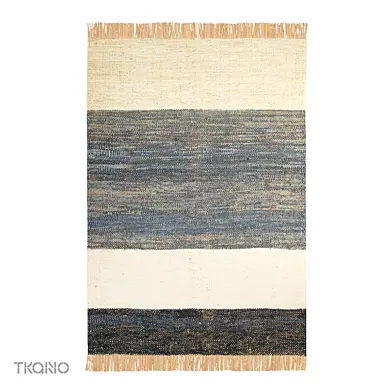 OM Ковер из джута, денима и шерсти Hyderabad из коллекции Ethnic, Tkano