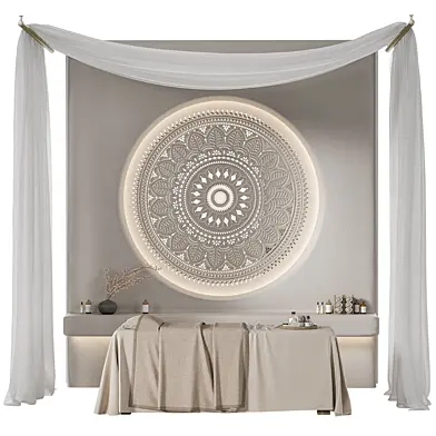 Lippan art spa massage room set