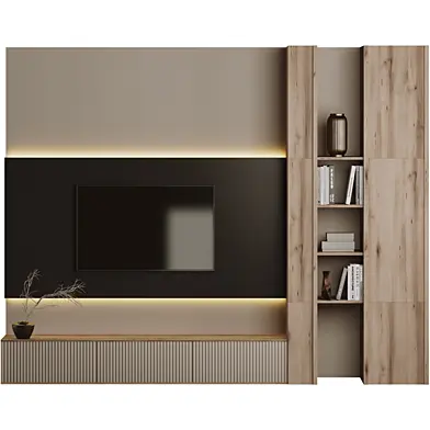 TV Wall Set 07