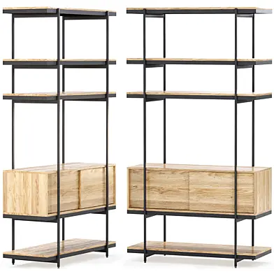 Мебельный стеллаж узкий от Westelm, серия Pierce (42")