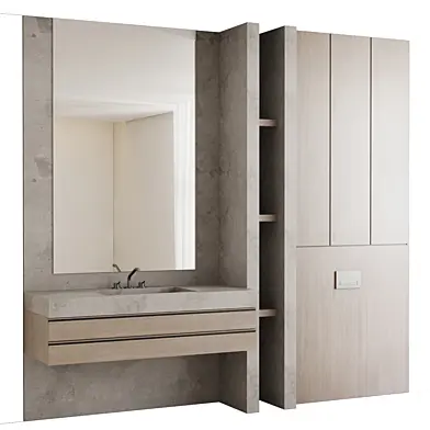 Bathroom furniture by Fauset Bathroom set 83