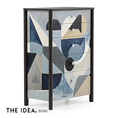 ОМ THE-IDEA высокий комод BERGEN 081