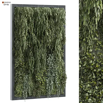 vertical plant greenwall set 355