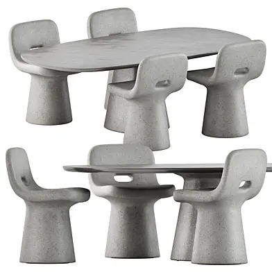 Brutal chair by Set Collection and Allure O Outdoor by Bebitalia
