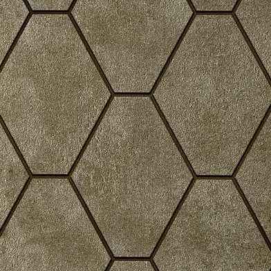 Плитка  Hexa Brune  Коллекция METALLIQUE