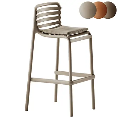 Nardi Doga Upholstered Outdoor Bar Stool