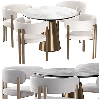 Стул Savoy Стол Milton Carin Casa