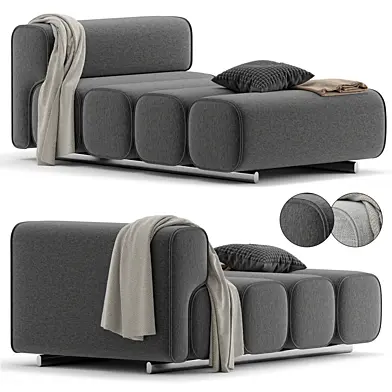 Desalto Unlimited fabric chaise longue