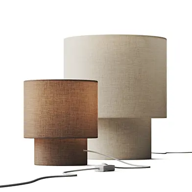 H&M Fabric Covered Table Lamp