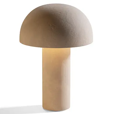 Enoki Natural Dome Table Lamp