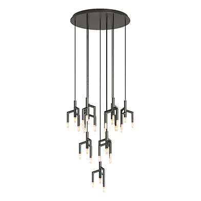 Branched Glow Chandelier
