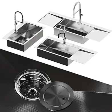 Foster Sinks and Nobili faucets